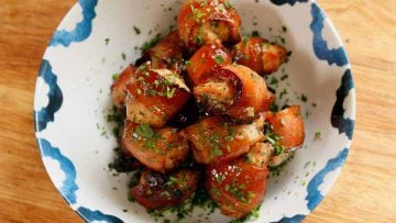 Best appetizer ever, chicken bacon bites