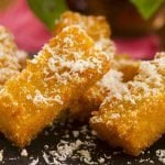Fried polento chips