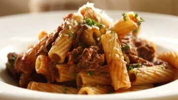 pasta with beef ragu italian recipe