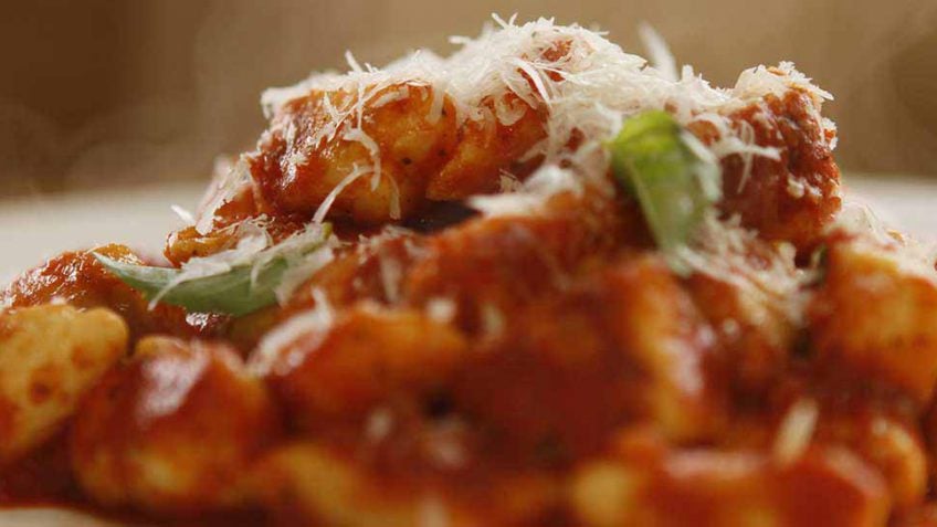 ricotta gnocchi with tomato