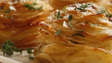 Impressive potato stack recipe