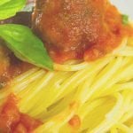 spaghetti and meat balls