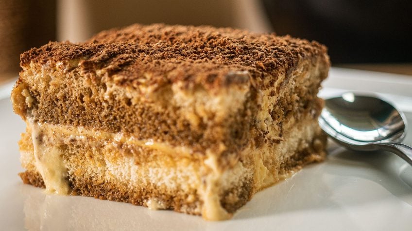 Tiramisu no bake Italian dessert