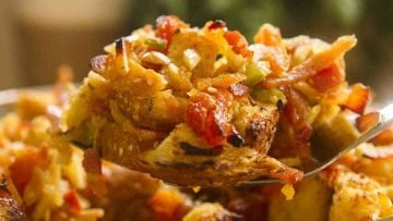 Christmas turkey stuffing