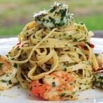 Garlic Prawn Linguine