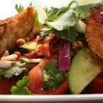 Simple chicken Thai salad