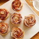 Apple pastry roses