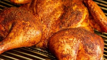 Moroccan style BBQ chicken