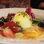 Summer Berry Overbake dessert