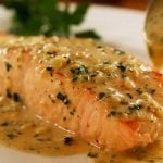 Perfect Pan Seared Salmon with lemon butter Cream Sauce