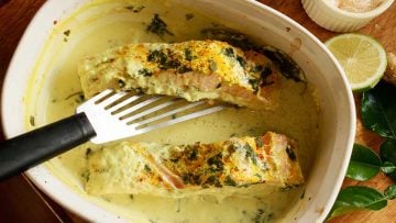 Baked Thai salmon one pot recipe