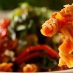 Mediterranean Spiral Pasta with grilled vegetables