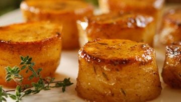 Wow! Potato fondant - Melt in your mouth buttery chicken potatoes