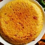 Spaghetti frittata carbonara style with Parmesan cheese and pancetta