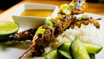 Indonesian Style Chicken Satay recipe