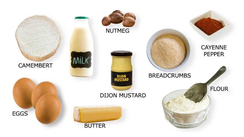 Cheese souffle ingredients