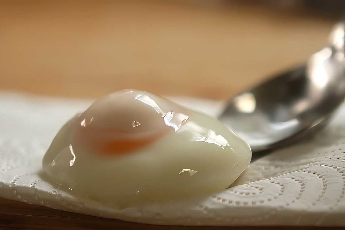 A perfect poached egg