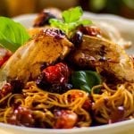Roast chicken Caramelized vegetables
