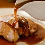 Simple roast turkey with gravy