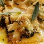 Sage and butter ravioli