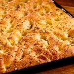 Focaccia with rosemary and sea salt - Italian bread