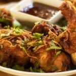 Thai Crispy Spicy Garlic Fried Chicken, Street food at home