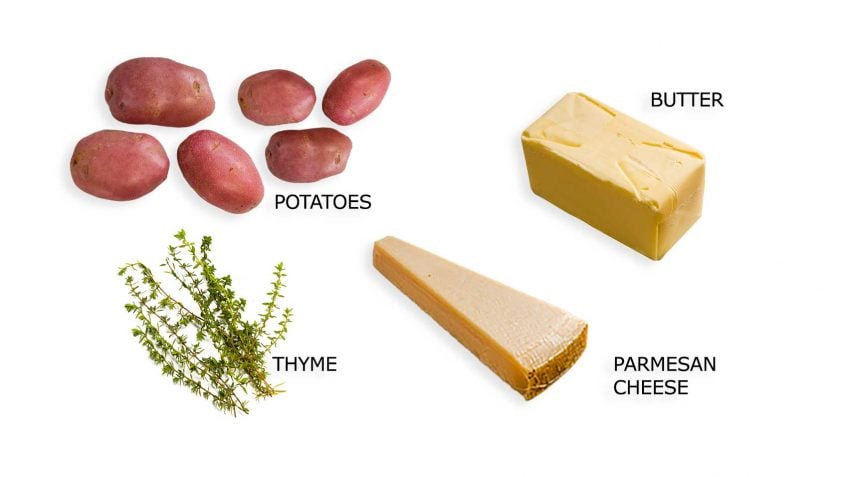 Pommes Anna ingredients