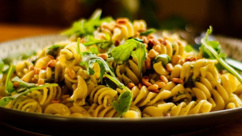 fusilli pesto pasta