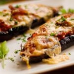 Baked eggplant
