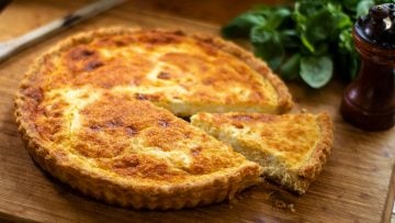 Goat Cheese Quiche