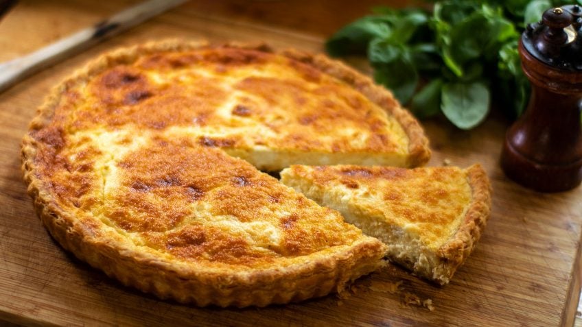 Goat Cheese Quiche