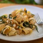 Buttery Lemon Pepper Shrimp Pasta with Spinach