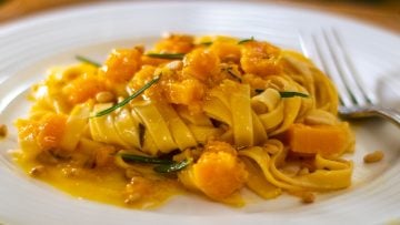 Butternut squash fettuccine