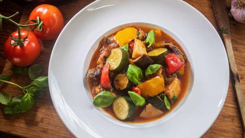 Canazzu Vegetable Stew Healthy Vegan Meal