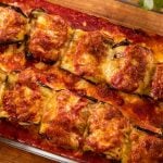 Parmesan Eggplant Involtini with Smoked Ham