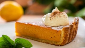 Sweet potato ricotta pie