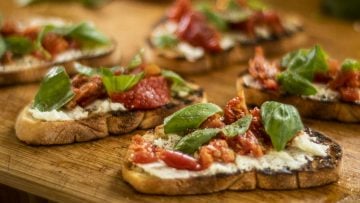 Bruschetta with Semi Dried Tomatoes
