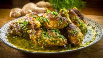 Spicy Saffron chicken