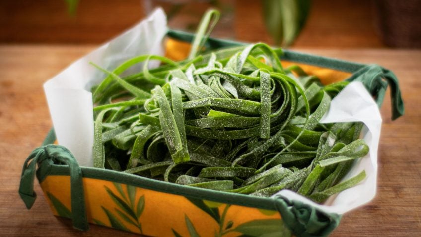 See my Green Fettuccine recipe