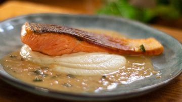 Crispy skin Salmon