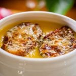 Two Cheese pumpkin soup