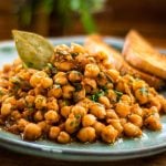 Braised Chickpeas Mediterranean Style