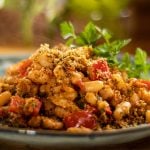 Mediterranean Baked Beans.