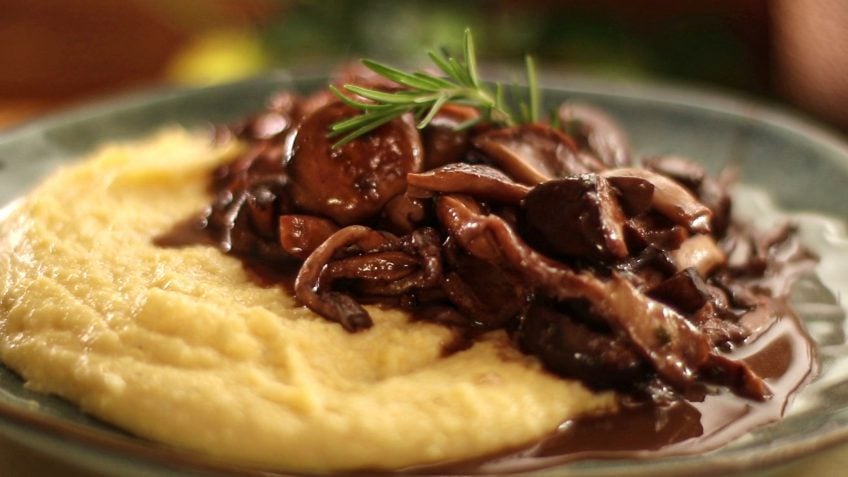 Quick Parmesan Polenta