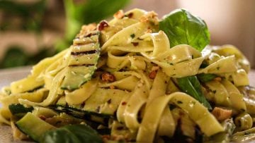 Hazelnut basil pesto Pasta