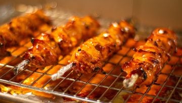 Garlic and Chili Thai Style Skewers