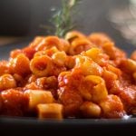Pasta with chickpeas