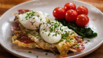 Poached eggs Italian Twisted Style