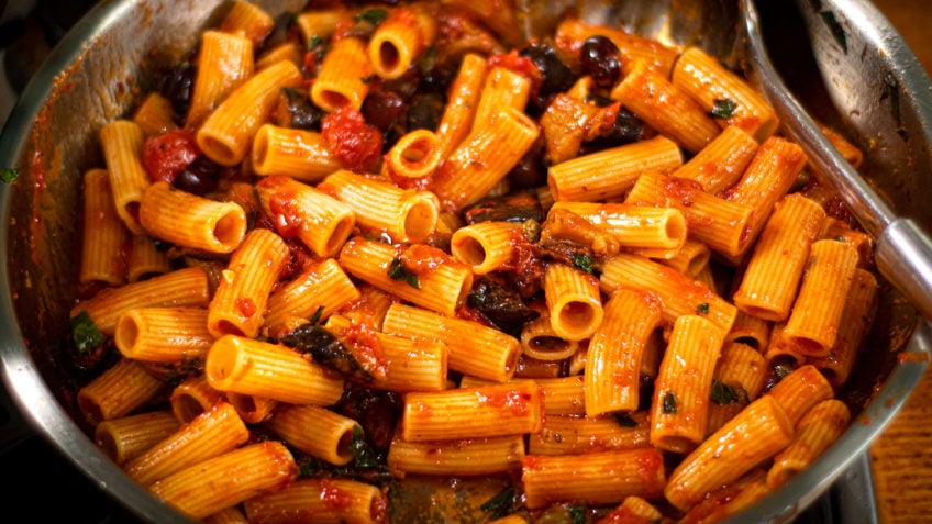 Eggplant Rigatoni