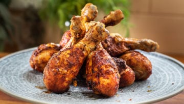 Extra Crispy Roasted Chicken Drumsticks